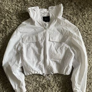 New Look White women's windbreaker